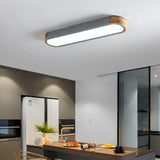Oval LED Deckenleuchte mit zweifarbigem Design