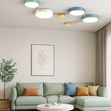 Runde LED Deckenleuchte mit mehreren Köpfen für das Wohnzimmer