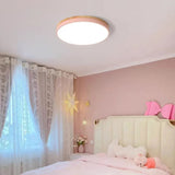 Runde dimmbare LED-Deckenleuchte in Pastellfarben fürs Schlafzimmer