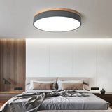 Runde dimmbare LED-Deckenleuchte in Pastellfarben fürs Schlafzimmer