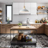 Macaron Pendelleuchte aus Eisen für das Esszimmer