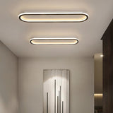 Ultraflache ovale dimmbare LED-Deckenleuchte für den Flur
