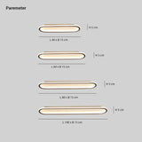 Ultraflache ovale dimmbare LED-Deckenleuchte für den Flur