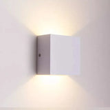 LED Up-Down Wandleuchte für Außenbereich mit verstellbarem Lichtstrahl