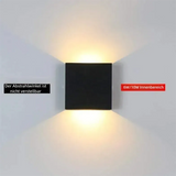 LED Up-Down Wandleuchte für Außenbereich mit verstellbarem Lichtstrahl