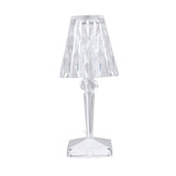Acryl Kristall Diamant Tischlampe mit Dreifarbigem Licht - Clowas.de