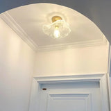 Ausgefallene Deckenleuchten Flur Nordisch schlicht Lotosglas - Clowas.de