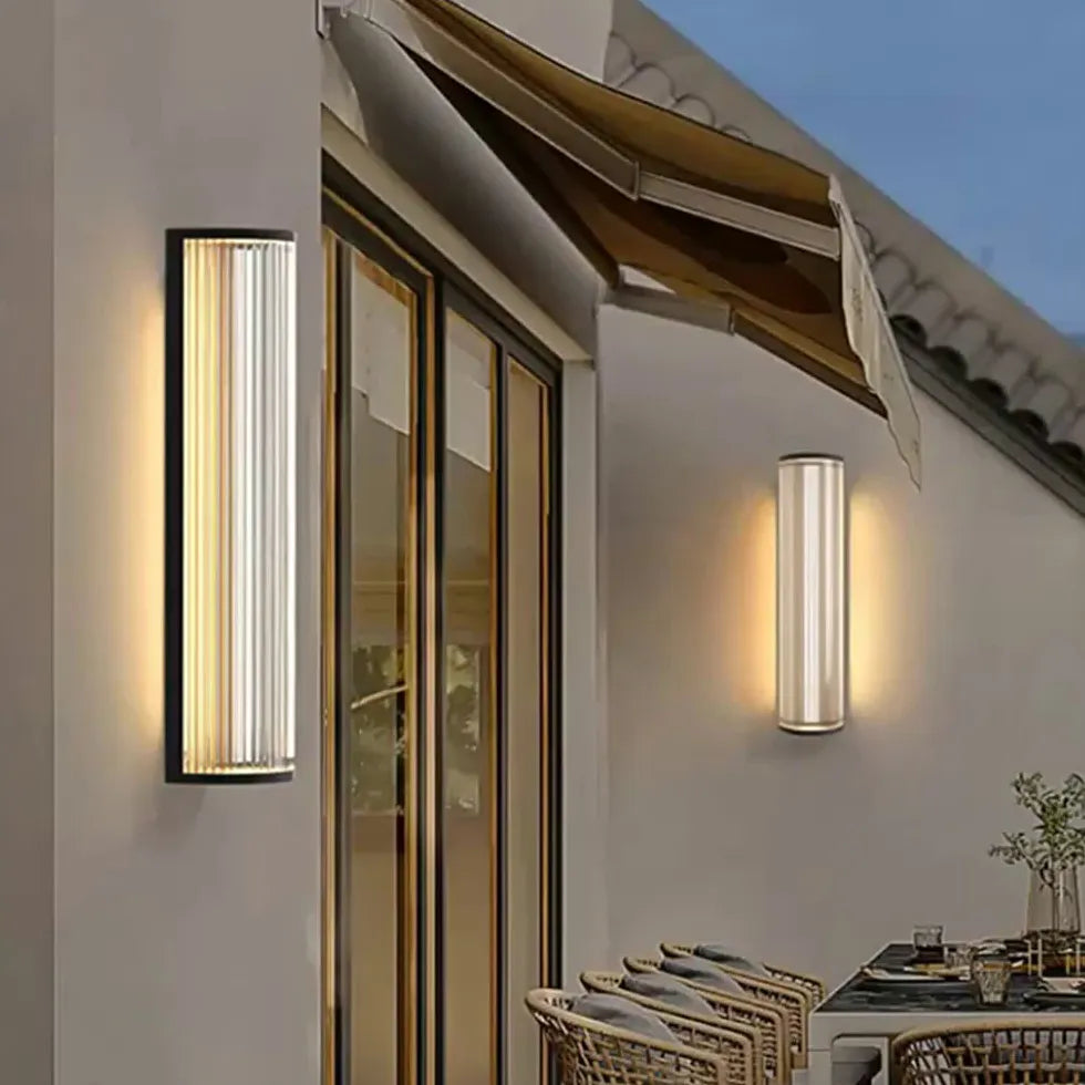 Aussenwandleuchte LED stilvolle Glas moderne Beleuchtung - Clowas.de