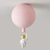 Babyzimmer Deckenleuchte mit bunten Ballons und Astronaut - Clowas.de