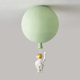 Babyzimmer Deckenleuchte mit bunten Ballons und Astronaut - Clowas.de