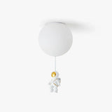 Babyzimmer Deckenleuchte mit bunten Ballons und Astronaut - Clowas.de