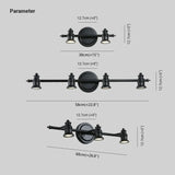 Badezimmer Wandleuchte schwarz im retro minimalistischen Stil - Clowas.de