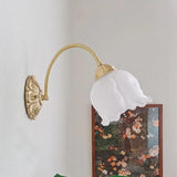 wandleuchte gold vintage elegante nordische Blumenform - Clowas.de