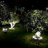 Bodenleuchten Solar Außen Outdoor Rund Wasserdicht Simplizität - Clowas.de