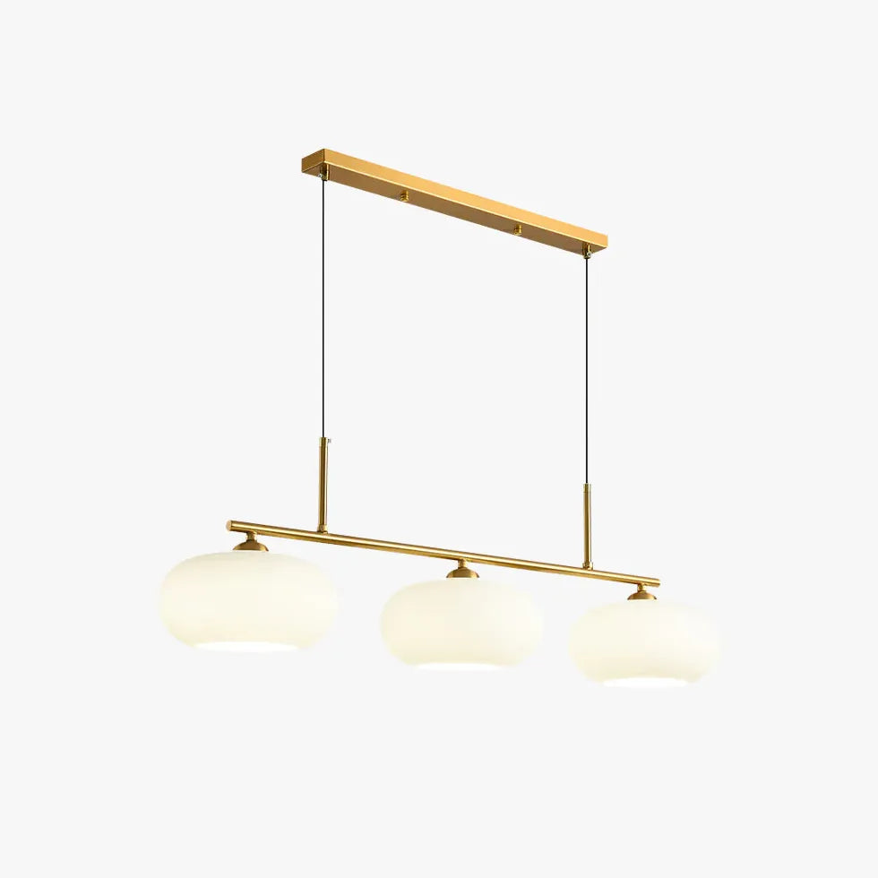 Esszimmer Hängelampe LED Glas weiß modern - Clowas.de