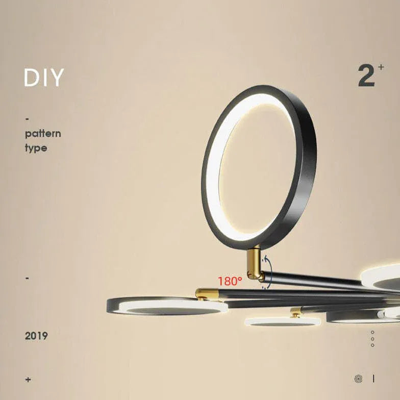 Decken Kronleuchter LED moderne leichte Luxusvariante - Clowas.de