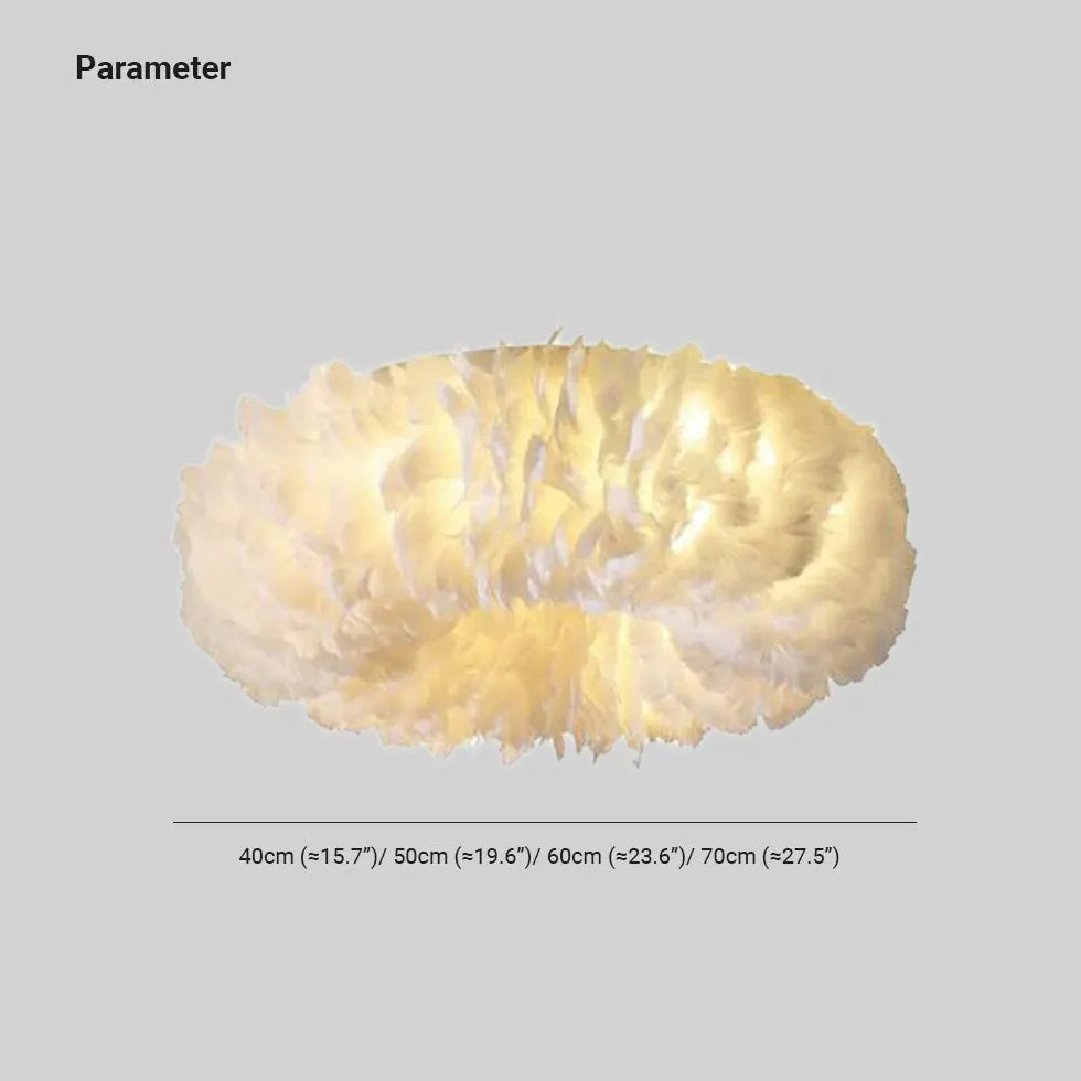 Deckenleuchte Federn nordisch kreatives minimalistisches Design - Clowas.de