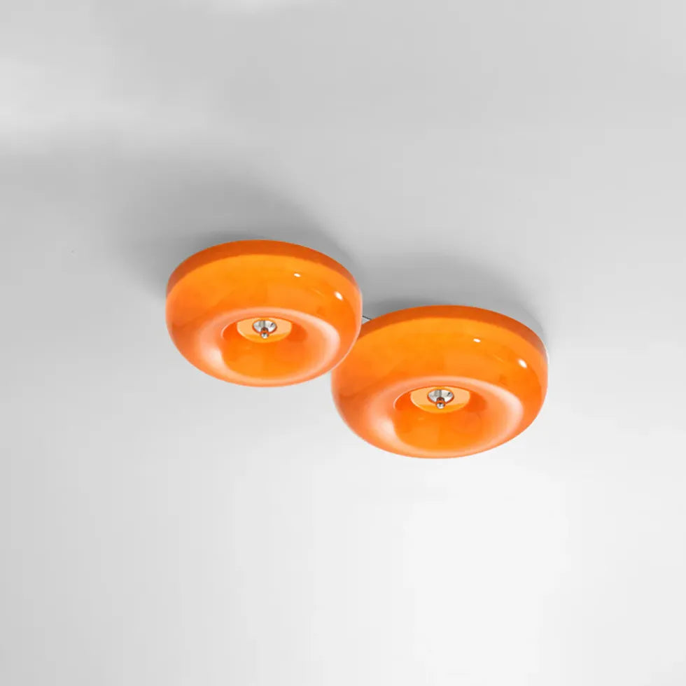 Deckenleuchte Gelb im Bauhaus-Stil mit Glas - Clowas.de