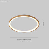 Deckenleuchte Holz rund moderne einfache japanische - Clowas.de