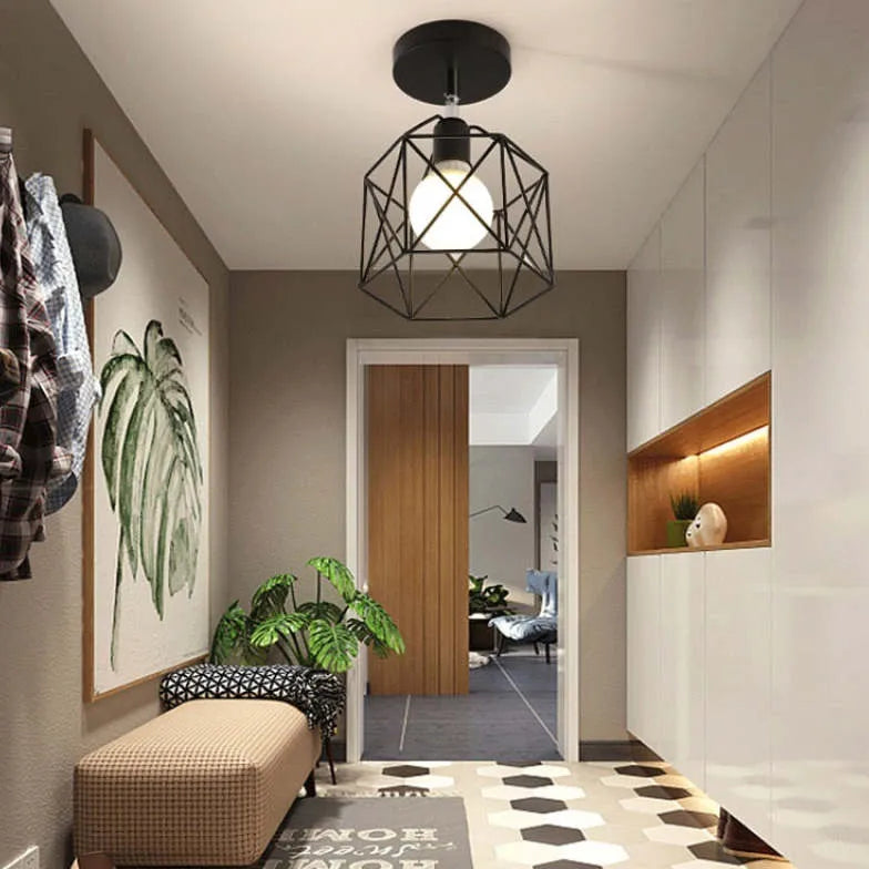 Deckenleuchte Industrial Look Metall Nordische Kreative Deckenlampe - Clowas.de