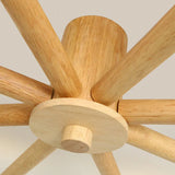 Deckenleuchte Kugel Weiß LED Nordisch Holz - Clowas.de