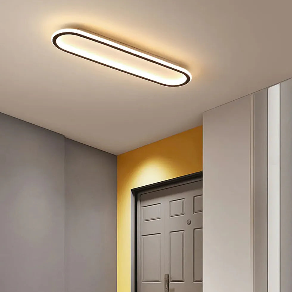Deckenleuchte LED Farbwechsel modern ovales Design - Clowas.de