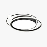 Deckenleuchte LED Schwarz Moderne Runde Deckenlampe - Clowas.de