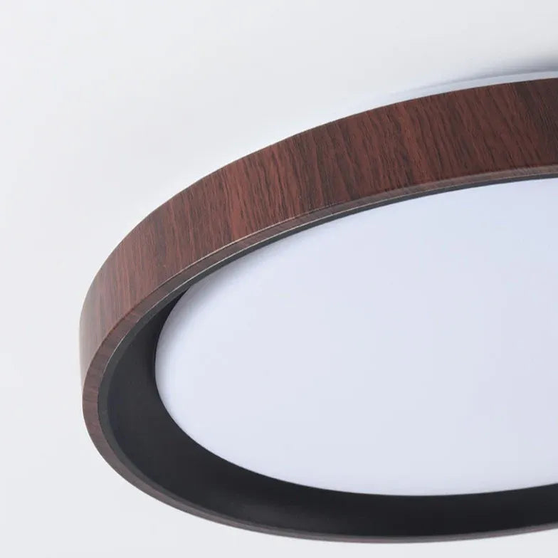 Deckenleuchte mit Holzrahmen nordischer moderner Stil - Clowas.de