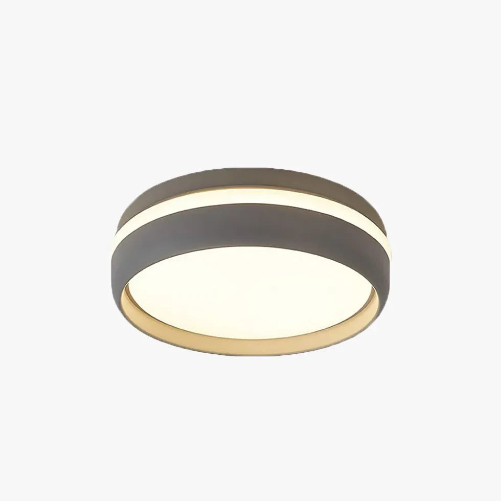 Deckenleuchte rund schwarz nordischer moderner Stil - Clowas.de