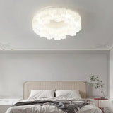 Deckenleuchte rund weiß modern nordisch Design - Clowas.de