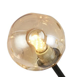 Deckenleuchte Schwarz Metall Hängen mit modernem Glasdesign - Clowas.de