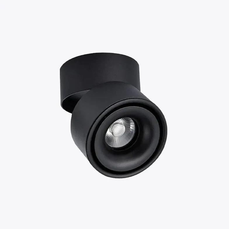 Deckenleuchte Schwarz Metall Hängend Faltbare LED Strahler - Clowas.de