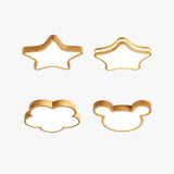 Deckenleuchte Sterne im kreativen einfachen Holzdesign - Clowas.de