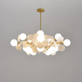 Deckenleuchte weiß gold nordischer leichter Luxus - Clowas.de