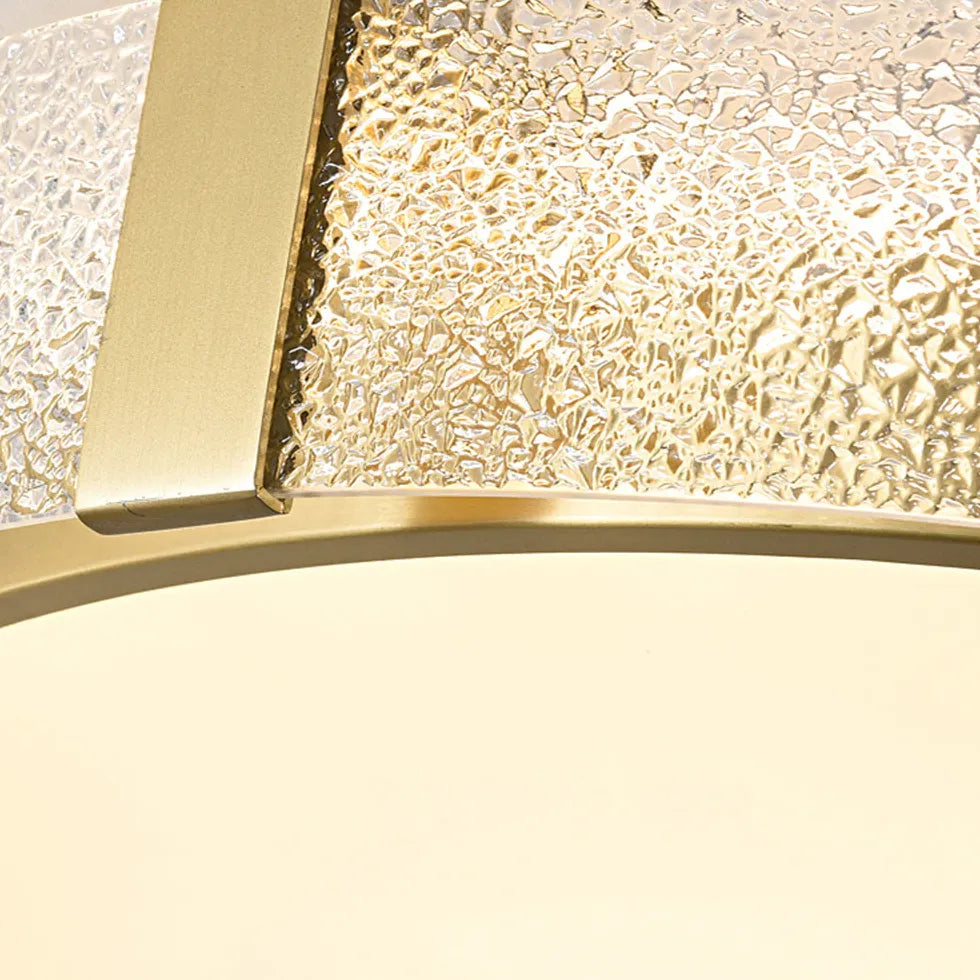 Deckenleuchte wohnzimmer gold im nordischen runden Stil - Clowas.de