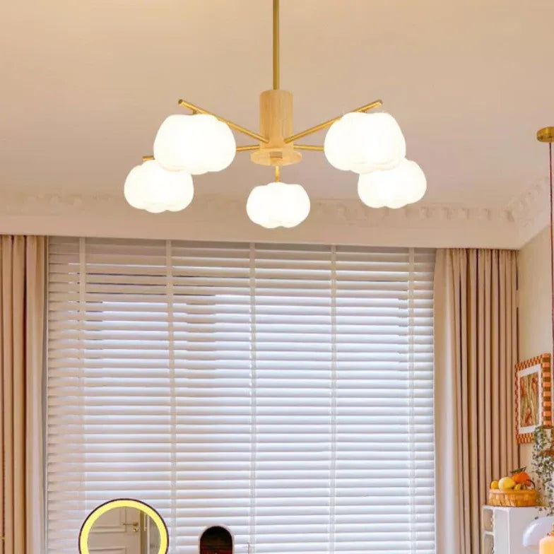 Deckenleuchten Gold im japanischen Creme-Stil für Wohnzimmer - Clowas.de