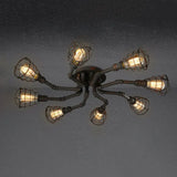 Deckenleuchten Industrial Retro Rohr Eisen Deckenlampe - Clowas.de