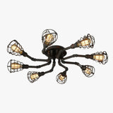 Deckenleuchten Industrial Retro Rohr Eisen Deckenlampe - Clowas.de