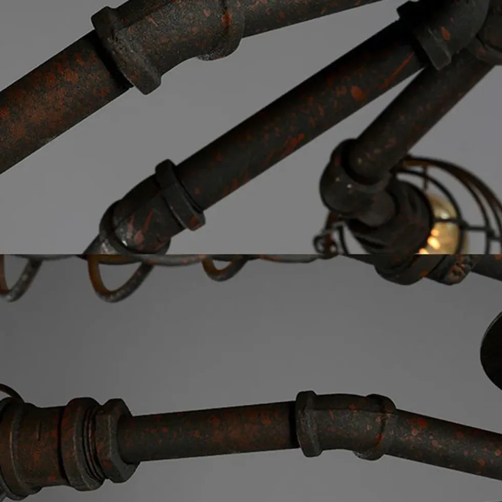 Deckenleuchten Industrial Retro Rohr Eisen Deckenlampe - Clowas.de