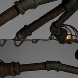 Deckenleuchten Industrial Retro Rohr Eisen Deckenlampe - Clowas.de