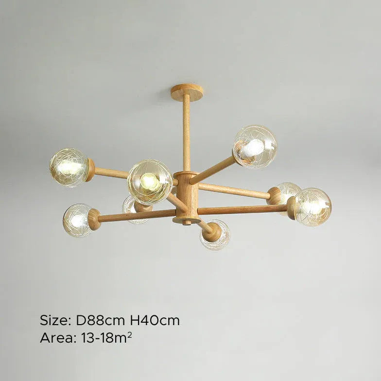 deckenleuchten mit holz nordischer stil und japanische eleganz - Clowas.de