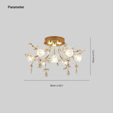 Deckenleuchten Wohnzimmer dimmbar moderne runde kristalllampe - Clowas.de