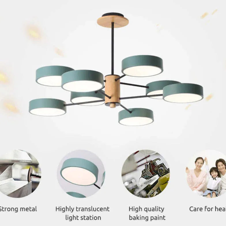 Deckenleuchten wohnzimmer led nordischer moderner Stil - Clowas.de