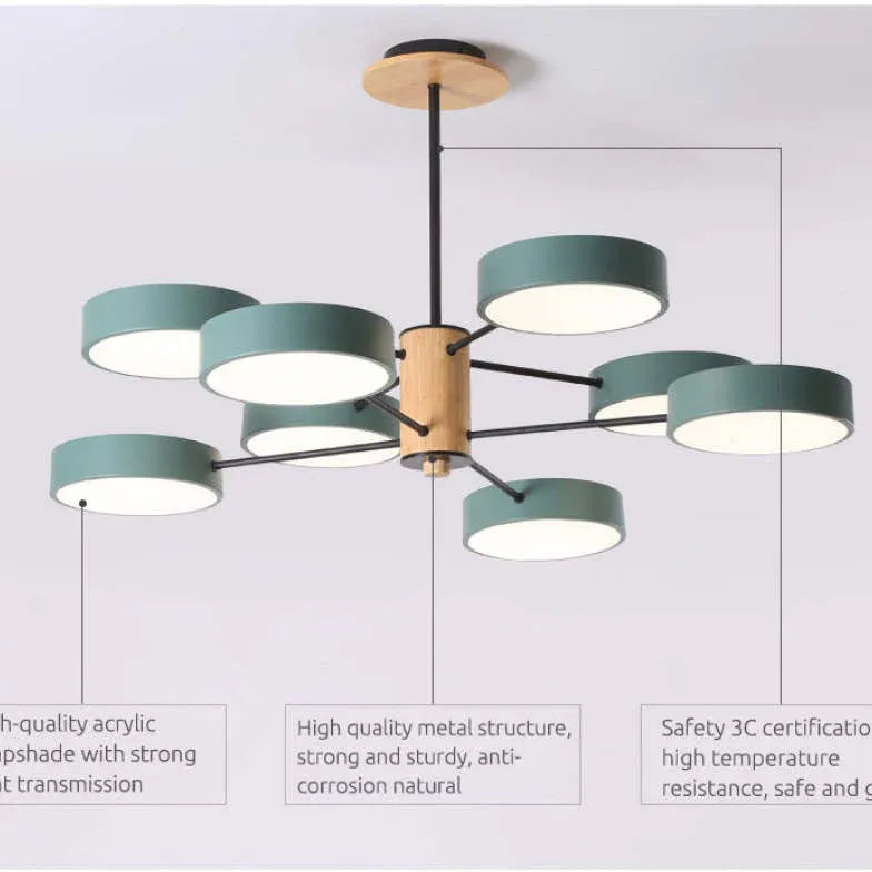 Deckenleuchten wohnzimmer led nordischer moderner Stil - Clowas.de