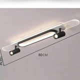 Deckenstrahler LED Schwarz Moderner Minimalistischer Langstrahler - Clowas.de