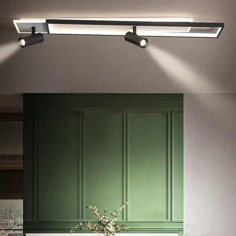 Deckenstrahler rund LED Lang Rechteckig für Garderobe - Clowas.de