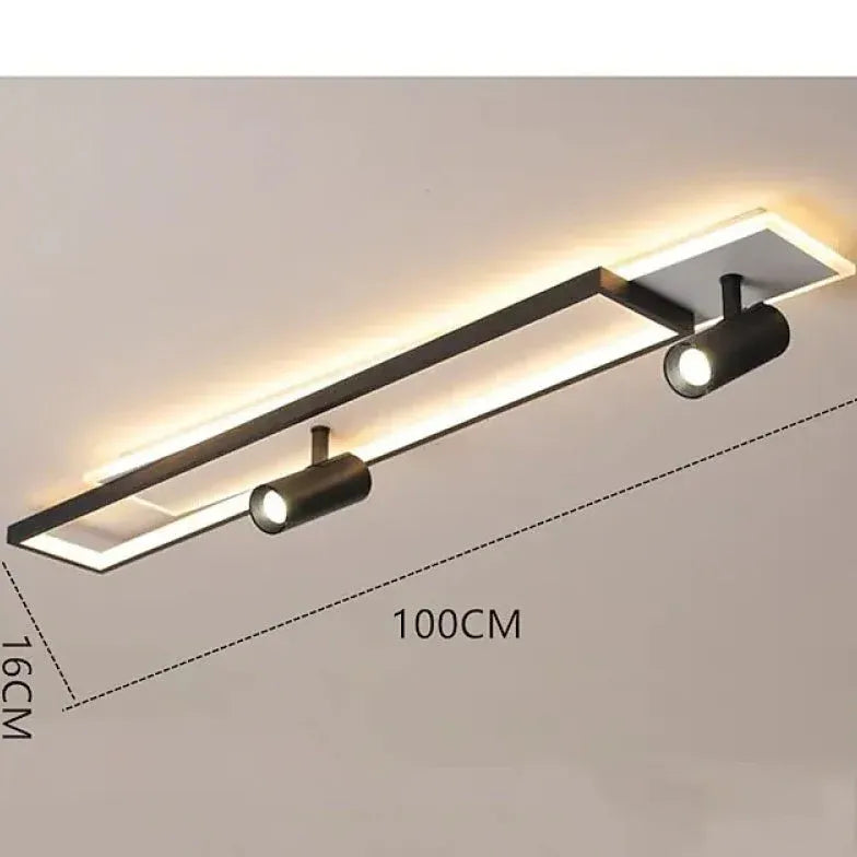 Deckenstrahler rund LED Lang Rechteckig für Garderobe - Clowas.de