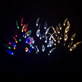 dekoleuchten garten solar zauberhafte blätter und blütenlicht - Clowas.de