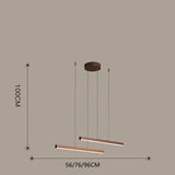 Design Hängelampe Esstisch Nordisch Minimalistisch Lang - Clowas.de