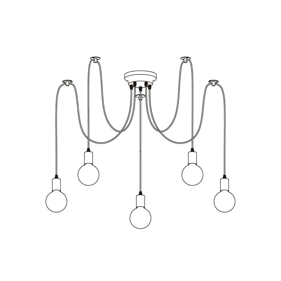 Design Pendelleuchte Wohnzimmer im industriellen Vintage-Stil - Clowas.de